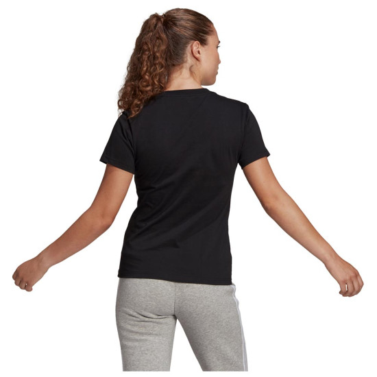 Adidas Γυναικεία κοντομάνικη μπλούζα Loungewear Essentials Logo Tee